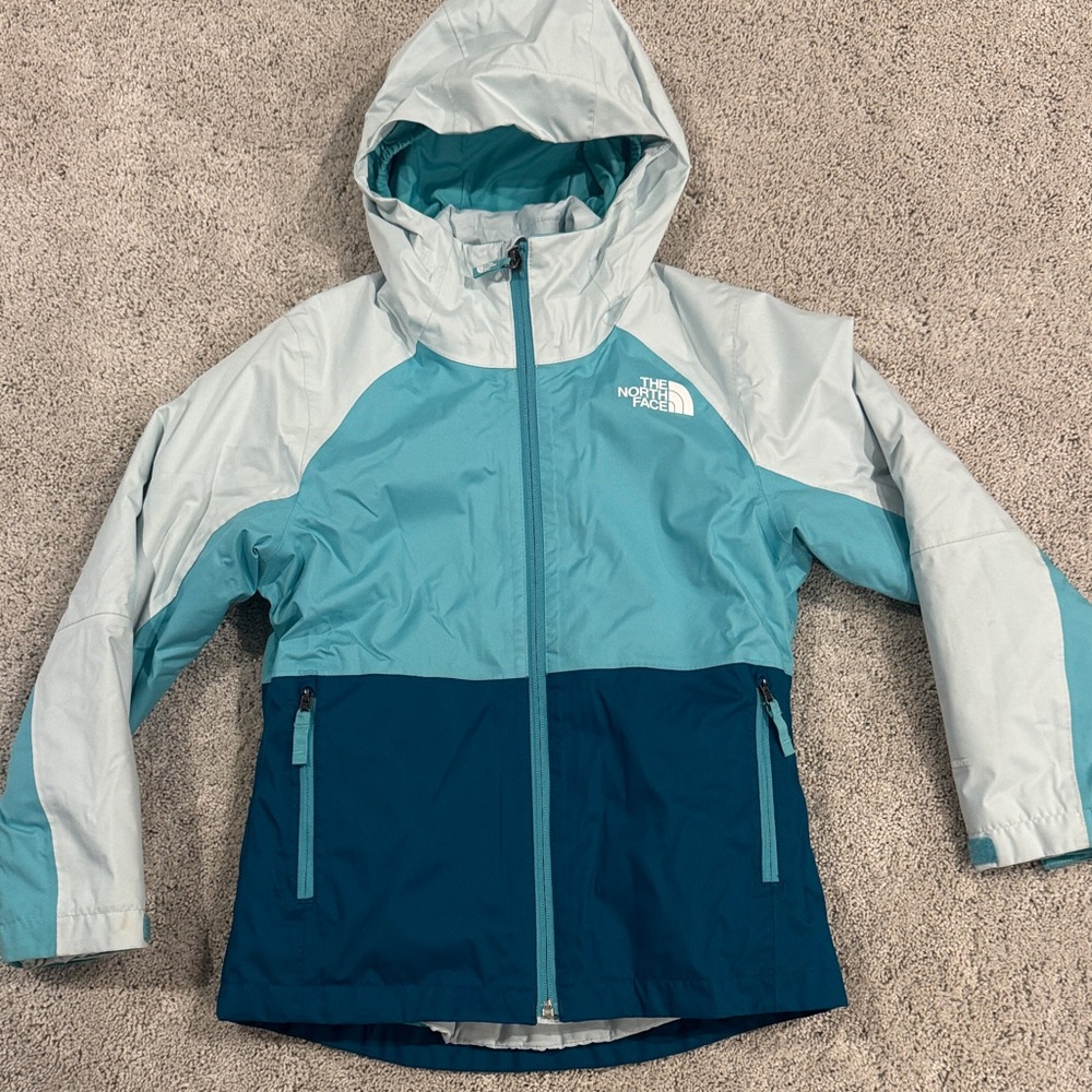 The North Face Girls Freedom Triclimate Jacket – Size Girls Small – Teal – F21